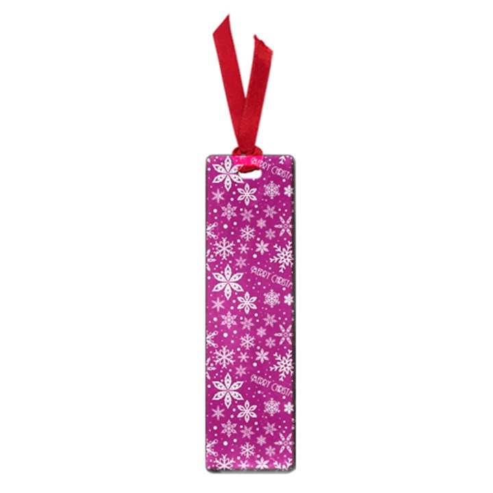 Purple Christmas Pattern Small Book Marks