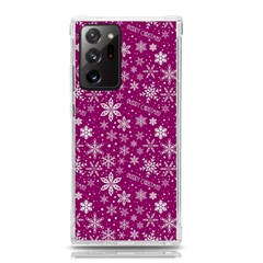 Purple Christmas Pattern Samsung Galaxy Note 20 Ultra Tpu Uv Case by Grandong