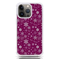 Purple Christmas Pattern Iphone 13 Pro Tpu Uv Print Case by Grandong