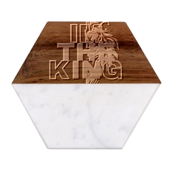 20231009 173320 0000 Marble Wood Coaster (hexagon)  by 90gb