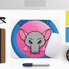 Rad Rat Studios Logo Small Mousepad by radratstudios