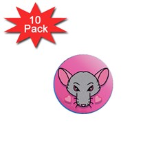 Rad Rat Studios Logo 1  Mini Buttons (10 Pack) 