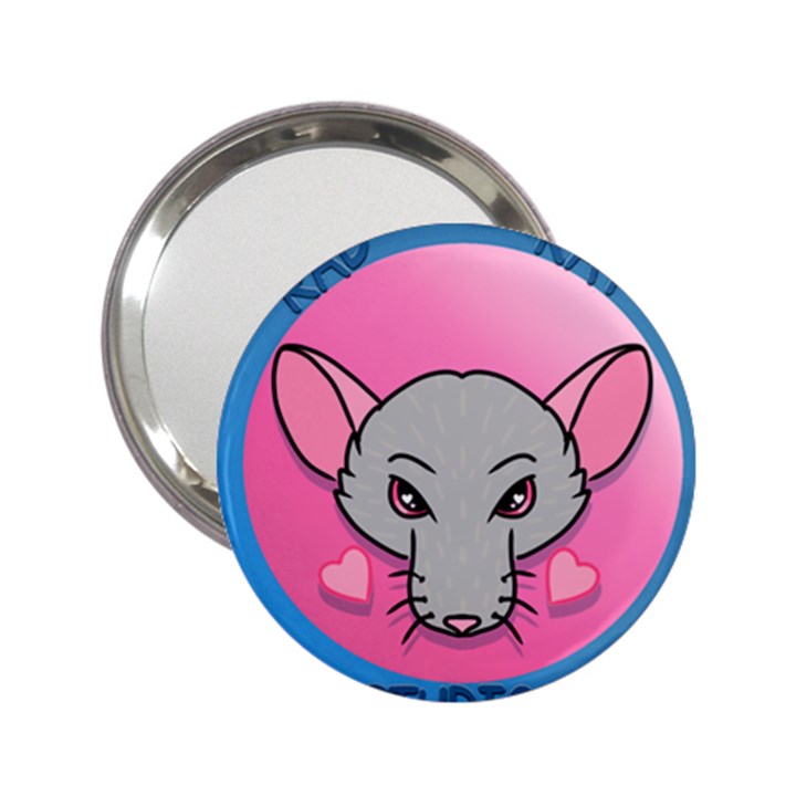 Rad Rat Studios Logo 2.25  Handbag Mirrors