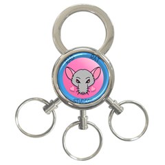 Rad Rat Studios Logo 3-ring Key Chain