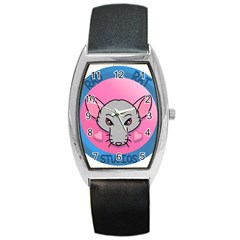 Rad Rat Studios Logo Barrel Style Metal Watch by radratstudios