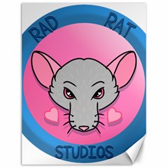 Rad Rat Studios Logo Canvas 12  X 16 