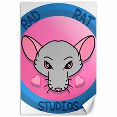 Rad Rat Studios Logo Canvas 24  X 36  by radratstudios