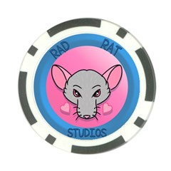 Rad Rat Studios Logo Poker Chip Card Guard (10 Pack) by radratstudios