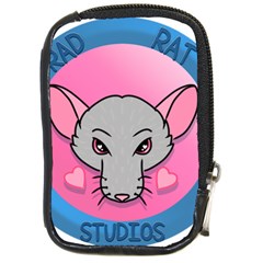 Rad Rat Studios Logo Compact Camera Leather Case by radratstudios