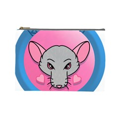 Rad Rat Studios Logo Cosmetic Bag (large) by radratstudios