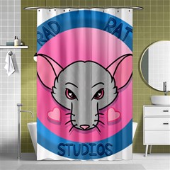 Rad Rat Studios Logo Shower Curtain 48  X 72  (small)  by radratstudios