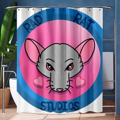 Rad Rat Studios Logo Shower Curtain 60  X 72  (medium)  by radratstudios