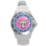 Rad Rat Studios Logo Round Plastic Sport Watch (L) Front