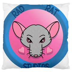 Rad Rat Studios Logo Large Cushion Case (one Side)