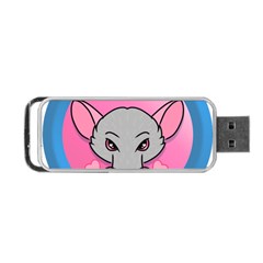 Rad Rat Studios Logo Portable Usb Flash (one Side) by radratstudios