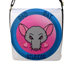 Rad Rat Studios Logo Flap Closure Messenger Bag (l) by radratstudios