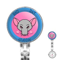 Rad Rat Studios Logo Stainless Steel Nurses Watch by radratstudios