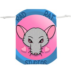 Rad Rat Studios Logo Lightweight Drawstring Pouch (xl) by radratstudios