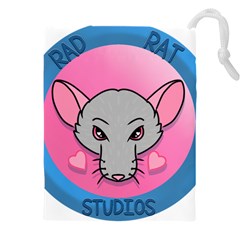 Rad Rat Studios Logo Drawstring Pouch (4xl) by radratstudios