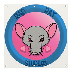 Rad Rat Studios Logo Banner And Sign 3  X 3 