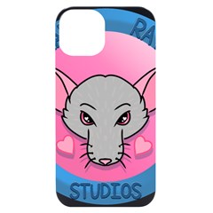 Rad Rat Studios Logo Iphone 14 Black Uv Print Case by radratstudios