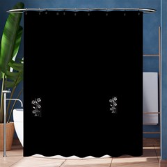 000000 Shower Curtain 60  X 72  (medium) by 94gb