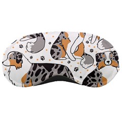 Australian Shepherd Dog T- Shirt Australian Shepherd Dog Illustration T- Shirt Sleep Mask by hizuto