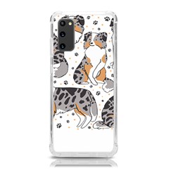 Australian Shepherd Dog T- Shirt Australian Shepherd Dog Illustration T- Shirt Samsung Galaxy S20 6 2 Inch Tpu Uv Case by hizuto