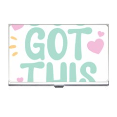 You Got This T- Shirt You Got This A Cute Motivation Qoute To Keep You Going T- Shirt Yoga Reflexion Pose T- Shirtyoga Reflexion Pose T- Shirt Business Card Holder by hizuto