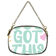 You Got This T- Shirt You Got This A Cute Motivation Qoute To Keep You Going T- Shirt Yoga Reflexion Pose T- Shirtyoga Reflexion Pose T- Shirt Chain Purse (one Side) by hizuto