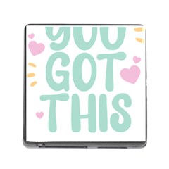 You Got This T- Shirt You Got This A Cute Motivation Qoute To Keep You Going T- Shirt Yoga Reflexion Pose T- Shirtyoga Reflexion Pose T- Shirt Memory Card Reader (square 5 Slot) by hizuto