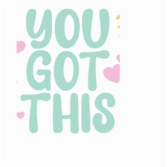 You Got This T- Shirt You Got This A Cute Motivation Qoute To Keep You Going T- Shirt Yoga Reflexion Pose T- Shirtyoga Reflexion Pose T- Shirt Large Garden Flag (two Sides) by hizuto