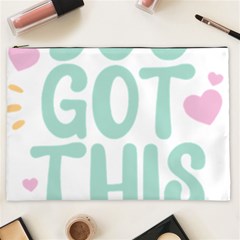 You Got This T- Shirt You Got This A Cute Motivation Qoute To Keep You Going T- Shirt Yoga Reflexion Pose T- Shirtyoga Reflexion Pose T- Shirt Cosmetic Bag (xxl) by hizuto