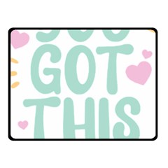 You Got This T- Shirt You Got This A Cute Motivation Qoute To Keep You Going T- Shirt Yoga Reflexion Pose T- Shirtyoga Reflexion Pose T- Shirt Two Sides Fleece Blanket (small) by hizuto