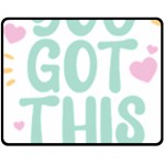 You Got This T- Shirt You Got This A Cute Motivation Qoute To Keep You Going T- Shirt Yoga Reflexion Pose T- Shirtyoga Reflexion Pose T- Shirt Two Sides Fleece Blanket (Medium) 58.8 x47.4  Blanket Front