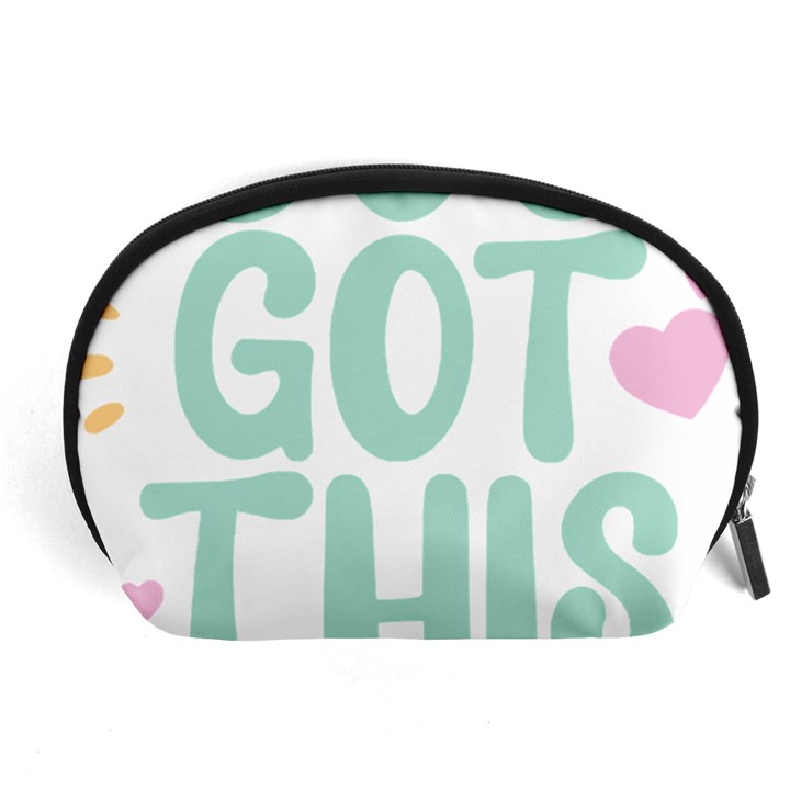 You Got This T- Shirt You Got This A Cute Motivation Qoute To Keep You Going T- Shirt Yoga Reflexion Pose T- Shirtyoga Reflexion Pose T- Shirt Accessory Pouch (Large)