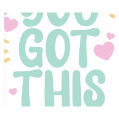 You Got This T- Shirt You Got This A Cute Motivation Qoute To Keep You Going T- Shirt Yoga Reflexion Pose T- Shirtyoga Reflexion Pose T- Shirt Two Sides Premium Plush Fleece Blanket (small) by hizuto