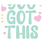 You Got This T- Shirt You Got This A Cute Motivation Qoute To Keep You Going T- Shirt Yoga Reflexion Pose T- Shirtyoga Reflexion Pose T- Shirt Two Sides Premium Plush Fleece Blanket (Small) 50 x40  Blanket Front