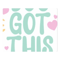 You Got This T- Shirt You Got This A Cute Motivation Qoute To Keep You Going T- Shirt Yoga Reflexion Pose T- Shirtyoga Reflexion Pose T- Shirt Two Sides Premium Plush Fleece Blanket (large) by hizuto