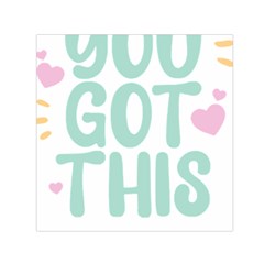 You Got This T- Shirt You Got This A Cute Motivation Qoute To Keep You Going T- Shirt Yoga Reflexion Pose T- Shirtyoga Reflexion Pose T- Shirt Square Satin Scarf (30  X 30 ) by hizuto