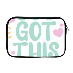 You Got This T- Shirt You Got This A Cute Motivation Qoute To Keep You Going T- Shirt Yoga Reflexion Pose T- Shirtyoga Reflexion Pose T- Shirt Apple Macbook Pro 17  Zipper Case by hizuto