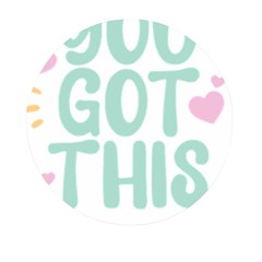 You Got This T- Shirt You Got This A Cute Motivation Qoute To Keep You Going T- Shirt Yoga Reflexion Pose T- Shirtyoga Reflexion Pose T- Shirt Mini Round Pill Box by hizuto