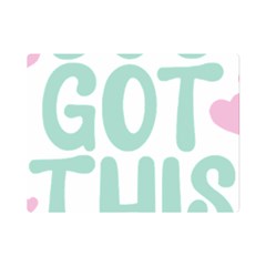 You Got This T- Shirt You Got This A Cute Motivation Qoute To Keep You Going T- Shirt Yoga Reflexion Pose T- Shirtyoga Reflexion Pose T- Shirt Premium Plush Fleece Blanket (mini) by hizuto