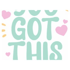 You Got This T- Shirt You Got This A Cute Motivation Qoute To Keep You Going T- Shirt Yoga Reflexion Pose T- Shirtyoga Reflexion Pose T- Shirt Premium Plush Fleece Blanket (extra Small) by hizuto