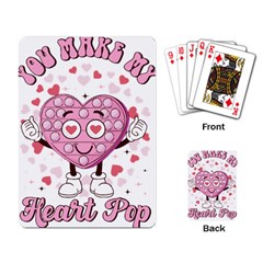 You Make My Heart Pop T- Shirt You Make My Heart Pop T- Shirt Yoga Reflexion Pose T- Shirtyoga Reflexion Pose T- Shirt Playing Cards Single Design (rectangle) by hizuto