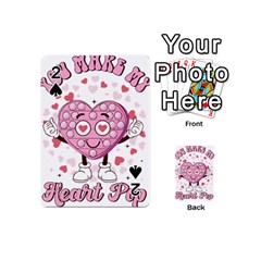 You Make My Heart Pop T- Shirt You Make My Heart Pop T- Shirt Yoga Reflexion Pose T- Shirtyoga Reflexion Pose T- Shirt Playing Cards 54 Designs (mini) by hizuto