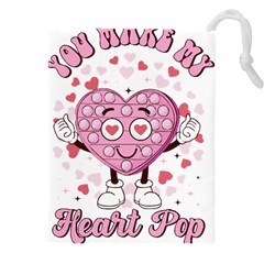 You Make My Heart Pop T- Shirt You Make My Heart Pop T- Shirt Yoga Reflexion Pose T- Shirtyoga Reflexion Pose T- Shirt Drawstring Pouch (5xl) by hizuto