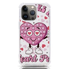 You Make My Heart Pop T- Shirt You Make My Heart Pop T- Shirt Yoga Reflexion Pose T- Shirtyoga Reflexion Pose T- Shirt Iphone 13 Pro Tpu Uv Print Case by hizuto