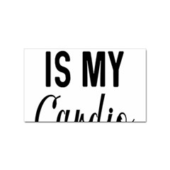 Your Dad Is My Cardio T- Shirt Your Dad Is My Cardio T- Shirt Yoga Reflexion Pose T- Shirtyoga Reflexion Pose T- Shirt Sticker Rectangular (10 Pack) by hizuto