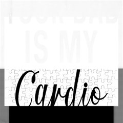 Your Dad Is My Cardio T- Shirt Your Dad Is My Cardio T- Shirt Yoga Reflexion Pose T- Shirtyoga Reflexion Pose T- Shirt Rectangular Jigsaw Puzzl by hizuto